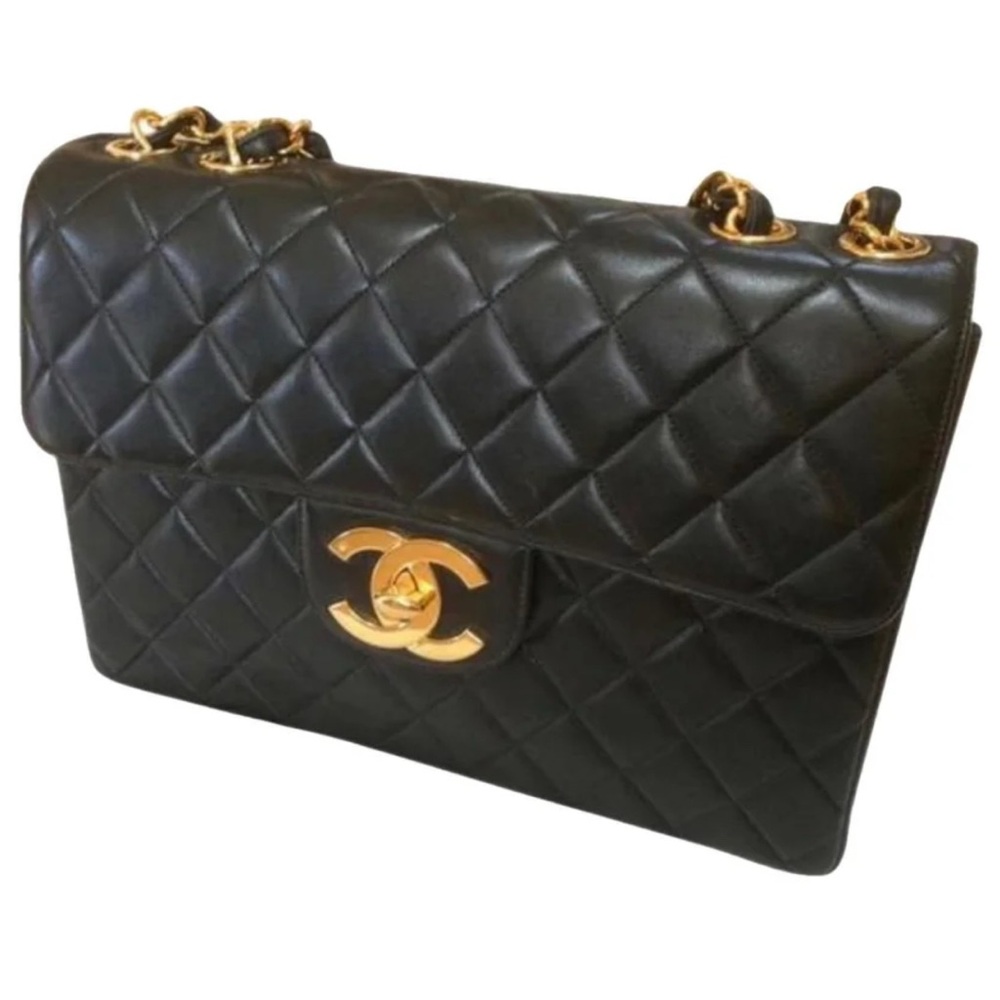 Chanel Classic Black Quilted Shoulder Bag